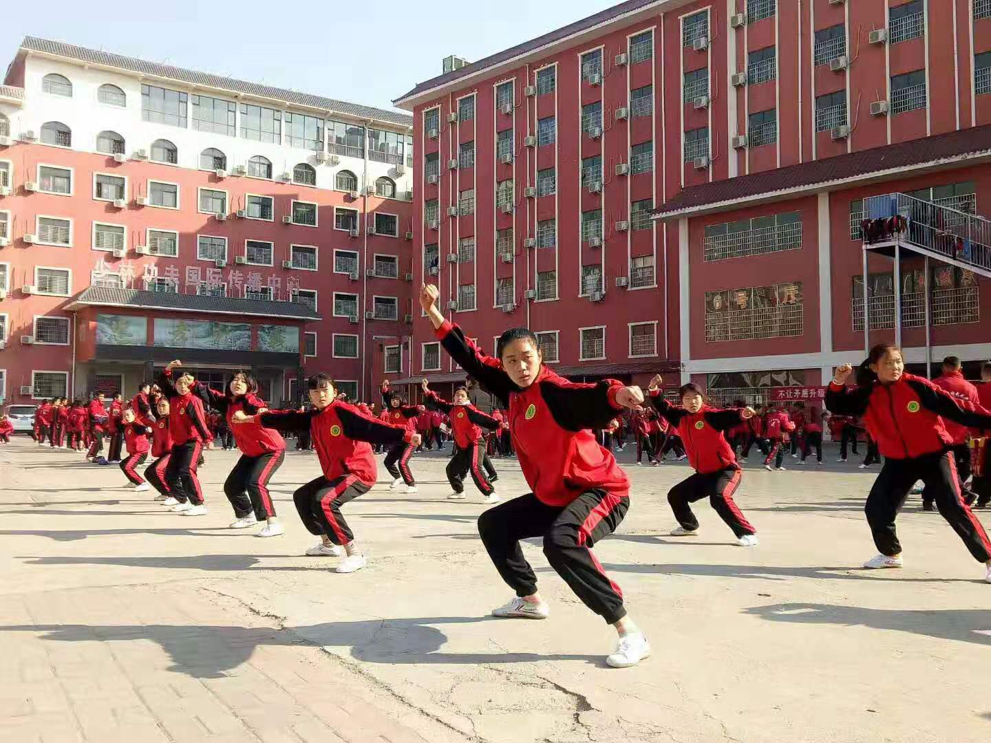 嵩山少林武校餐厅卫生