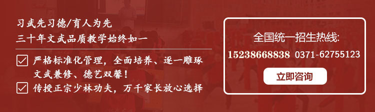 少林文武学校文武兼修技德并重
